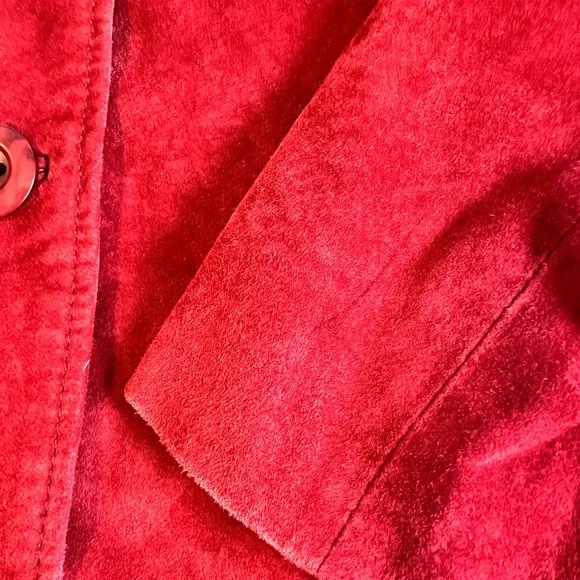 Guillaume burgundy suede jacket, medium - Picture 14 of 14